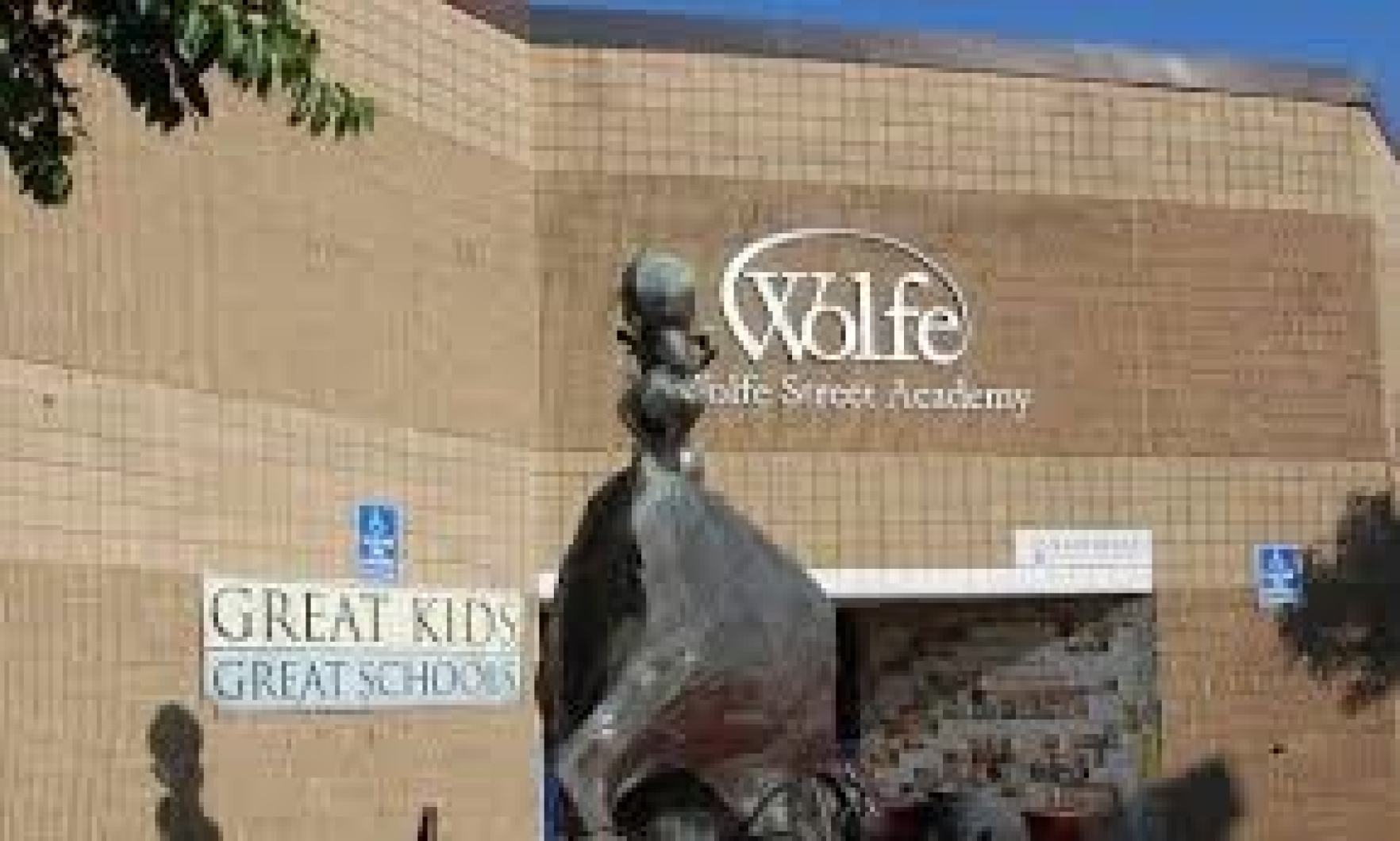 Wolfe St. Academy - Front of building